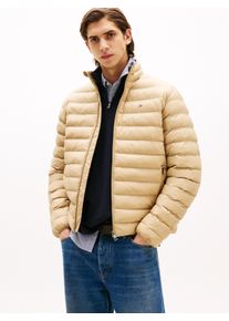 Steppjacke Tommy Hilfiger "PACKABLE RECYCLED JACKET", Herren, Gr. S, braun (camel), Web, Obermaterial: 100% Polyamid, normal kurz, elastischer Bund, Jacken Steppjacke, Winterjacke mit Logostickerei