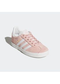 Sneaker adidas originals "GAZELLE", Damen, Gr. 28, pink (icey pink, cloud wei&szlig;, gold metallic), Leder, Synthetik, Schuhe Sneaker, f&uuml;r Kinder und Jugendliche