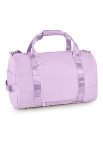 Reisetasche Heys "The Puffer Duffle Bag", M&auml;dchen, Gr. B/H/T: 48cm x 30,5cm x 25,5cm, lila (lavender), Polyester, Taschen Reisetasche, Weekender Duffle Bag Schuhfach Aufstecksystem
