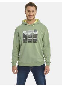 Kapuzensweatshirt Jan Vanderstorm "Sweatshirt JIRI", Herren, Gr. XXL, gr&uuml;n, Obermaterial: 100% Baumwolle CO., Sweatshirts Kapuzensweatshirt