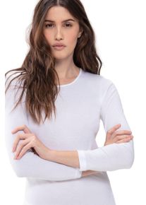 Langarmshirt Mey "Noblesse", Damen, Gr. 50, wei&szlig;, Feinripp, Obermaterial: 100% Baumwolle, unifarben, Basic normal, Rundhals, eingefasste Kante, Shirts Langarmshirt, Ohne auftragende Seitenn&auml;hte