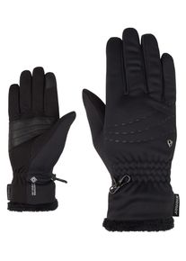 Multisporthandschuhe Ziener "INDIRI-Z WS TOUCH glove", Damen, Gr. 6, schwarz, Materialmix, Handschuhe Multisporthandschuhe