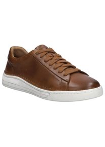 Sneaker Josef Seibel "Cleve 02", Herren, Gr. 41, braun (castagne), Leder, Schuhe Sneaker, Business Schuh, Halbschuh, Komfortschuh in Weite G