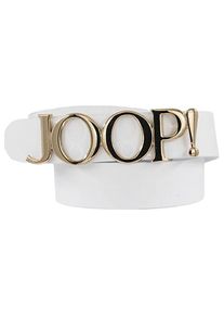 JOOP! Lederg&uuml;rtel JOOP, Damen, Gr. 95, wei&szlig;, gold, Rindsleder, G&uuml;rtel Lederg&uuml;rtel