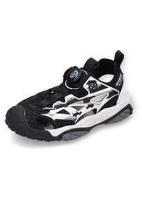 Sandale Dockers by Gerli, M&auml;dchen, Gr. 39, schwarz-wei&szlig; (schwarz, wei&szlig;), Synthetik, Textil, Schuhe Sandale, Slip-On Sneaker, Sandale, Trekking Schuh mit Drehverschluss