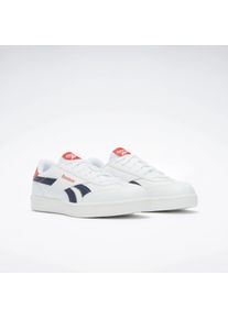 Sneaker Reebok CLASSIC "REEBOK SMASH EDGE", Jungen, Gr. 36, wei&szlig; (ftwrwei&szlig;, vectornavy, vectorrot), Synthetik, Schuhe Sneaker