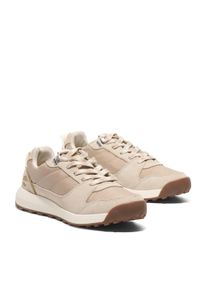 Sneaker Timberland "RETRO SWIFT LOW LACE UP SNEAKER", Damen, Gr. 37, lt bei woven, Leder, Textil, Schuhe Sneaker