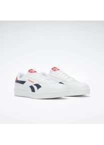 Sneaker Reebok CLASSIC "REEBOK SMASH EDGE", Jungen, Gr. 39, wei&szlig; (ftwrwei&szlig;, vectornavy, vectorrot), Synthetik, Schuhe Sneaker
