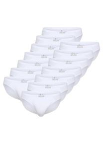 Slip Tom Tailor "Slip 14er Pack", Herren, Gr. M, wei&szlig;, Obermaterial: 95% Baumwolle CO. 5% Elasthan EL., Unterhosen Slip