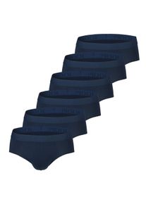 JOOP! Slip JOOP "Slip Everyday 6er Pack", Herren, Gr. XL, blau, Obermaterial: 95% Baumwolle CO. 5% Elasthan EL., Unterhosen Slip