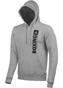 Hoodie adidas Performance "Community Vertical Hoody BOXING" Gr. M, grau, Sweatshirts, Herren, M, Obermaterial: 80% Baumwolle, 20% Polyester, Hoodie