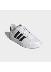 Sneaker adidas Sportswear "GRAND COURT 3.0", Damen, Gr. 40, cloud wei&szlig;, core schwarz, ftwr wei&szlig;, Synthetik, Textil, Schuhe Sneaker