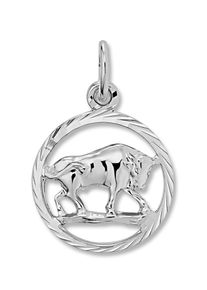 Sternzeichenanh&auml;nger ONE ELEMENT "Stier Sternzeichen Anh&auml;nger aus 925 Silber", silber, Schmuckanh&auml;nger, Damen, Stier, Silber 925 (Sterlingsilber), Sternzeichenanh&auml;nger, Astro