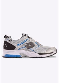 Sneaker Lotto, Herren, Gr. 39, silber (silber, blau), Synthetik, Textil, Schuhe Sneaker