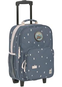 L&auml;ssig Kinderkoffer L&Auml;SSIG "Happy Prints, Trolley, Midnight Blue", M&auml;dchen, Gr. B/H/T: 30cm x 46cm x 24cm 22 l, blau (midnightblau), Polyester, Koffer Kinderkoffer