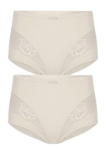 Miederslip SuSa "2er Pack Miederslip London", Damen, Gr. 52, beige (champagner champagner), Stoff, Obermaterial: 75% Polyamid PA. 25% Elasthan EL., Unterhosen Miederslip