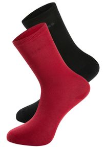 Businesssocken BOSS "2P RS Uni Logo CC W", Damen, Gr. 39-42, dunkelrot, Baumwolle, normal, Socken Businesssocken, mit BOSS Schriftzug