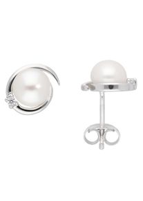 Adelia&acute;s Paar Ohrstecker ADELIA&acute;S "925 Silber Ohrringe Ohrstecker mit Zirkonia", silber, Ohrringe, Damen, Silber 925 (Sterlingsilber), Paar Ohrstecker