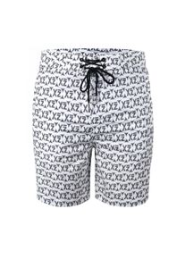 Badeshorts YEAZ "Badeshorts DAZZERS", Herren, Gr. XL, US, wei&szlig;, Obermaterial: 97% Polyester PES. 3% Elasthan EL., Badehosen Badeshorts