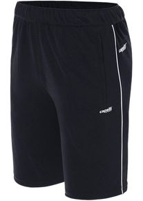 Sporthose CAPELLI SPORT, Herren, Gr. S, N-Gr, schwarz-wei&szlig; (schwarz, wei&szlig;), Obermaterial: 100% Polyamid, unifarben mit Farbeinsatz, Hosen Sporthose, mit seitlicher Kontrastnaht