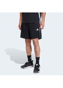 Shorts adidas Performance "WE BAS 3SPQ S9i", Herren, Gr. XXL, N-Gr, schwarz, wei&szlig;, Obermaterial: 100% Polyester, Hosen Shorts, sportlicher Stil, f&uuml;r sportliche Aktivit&auml;ten, aus Polyester