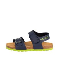 Sandale Trollkids "KIDS BERGEN SANDAL", M&auml;dchen, Gr. 40, blau (navy, gr&uuml;n), Synthetik, Schuhe Sandale