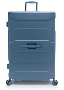 Hartschalen-Trolley Heys "ReNew, verschiedene Gr&ouml;&szlig;en und Farben", Damen, Gr. B/H/T: 49,8cm x 76,6cm x 30,4cm 125 l, blau (ocean), Kunststoff, clean, matt, Basic, Koffer Hartschalen-Trolley, herausnehmbares Innenfutter Volumenerweiterung 5 Jahre Garantie