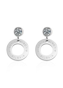 Paar Ohrh&auml;nger AILORIA "Ohrringe AGATHE", silber, Ohrringe, Damen, Edelstahl, Paar Ohrh&auml;nger