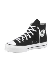 Sneaker Converse "CHUCK TAYLOR ALL STAR PLATFORM CANVAS", Damen, Gr. 39, schwarz-wei&szlig; (schwarz, wei&szlig;), Textil, Schuhe Sneaker, Topseller