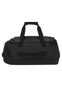 Reisetasche Samsonite "ARMOX", Damen, Gr. B/H/T: 55cm x 28cm x 33cm, schwarz, Polyester, Taschen Reisetasche, Duffle S personalisierbar als Rucksack tragbar
