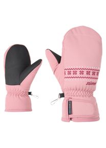 F&auml;ustlinge Ziener "LAILLANI-Z AS MITTEN", Damen, Gr. 5,5, rose blossom, Obermaterial: 100% Polyester; Innenseite: 100% Polyester; Futter: 100% Polyester; Wattierung: 100% Polyester, Handschuhe F&auml;ustlinge