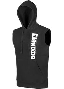 Hoodie adidas Performance "Community Vertical Hoody SL BOXING" Gr. XL, schwarz, Sweatshirts, Herren, XL, Obermaterial: 80% Baumwolle, 20% Polyester, Hoodie
