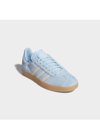 Sneaker adidas originals "GAZELLE", Damen, Gr. 37, clear sky, cream wei&szlig;, gum 3, Leder, Schuhe Sneaker, Topseller