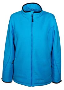 Fleecejacke DEPROC Active "CAMBLY Lady", Damen, Gr. 44L, hellblau, 100% Polyester, mit Gummizug, Jacken Fleecejacke, mit Teddy-Fleece, auch in Gro&szlig;en Gr&ouml;&szlig;en erh&auml;ltlich