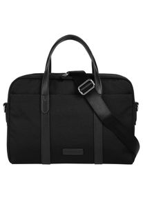 Aktentasche Bugatti "MARO", Gr. B/H/T: 38cm x 28cm x 7cm onesize, schwarz, Kunstfaser, unifarben, Taschen Aktentasche