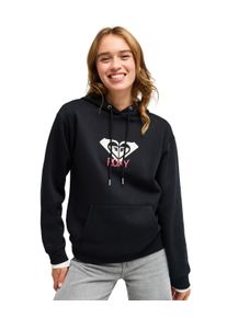 Hoodie Roxy "Surf Stoked Brushed Art", Damen, Gr. S, anthrazit, Obermaterial: 60% Walkfrottier, 40% Microfaser;, Sweatshirts Hoodie