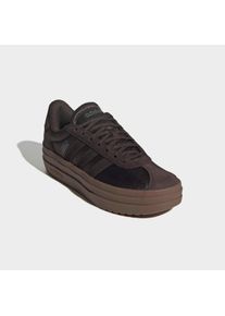 Sneaker adidas Sportswear "VL COURT BOLD", Damen, Gr. 38, aurora coffee, aurora coffee, gum5, Leder, Textil, Schuhe Sneaker