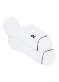 Businesssocken BOSS "2P LC Iconic CC W", Damen, Gr. 35-38, wei&szlig; (wei&szlig; 100), Baumwollmischung, elastisch, Socken Businesssocken, mit BOSS Stickerei