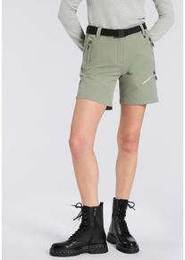 Shorts Killtec "KOS 241 WMN SHRTS", Damen, Gr. 36, N-Gr, gr&uuml;n (helloliv), Obermaterial: 100% Polyester, Hosen Shorts, sportlicher Stil, f&uuml;r entspannte Aktivit&auml;ten und Wanderungen