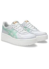 Sneaker asics SPORTSTYLE "JAPAN S PF", Damen, Gr. 42, wei&szlig; (wei&szlig;, mint tint), Leder, Synthetik, Schuhe Sneaker