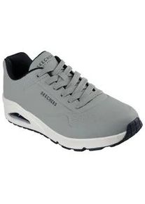 Sneaker Skechers "Uno - Stand on Air", Herren, Gr. 44, gr&uuml;n (oliv), Lederimitat, Schuhe Sneaker, Freizeitschuh, Halbschuh, Schn&uuml;rschuh mit Air-Cooled Memory Foam