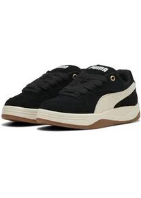 Sneaker Puma "PARK LUNA SD", Damen, Gr. 42,5, schwarz (Puma schwarz, alpine snow), Leder, unifarben, Schuhe Sneaker