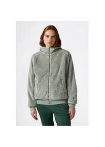 Fleecejacke Champion "Polar Full Zip Hoodie", Damen, Gr. M, ecg, ecg, Obermaterial: 60% Polyester, 40% Baumwolle, Jacken Fleecejacke, leichtes Gewicht, aus Polyester und Baumwolle, 1-teiliges Design
