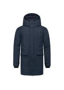 Wintermantel STONE HARBOUR "Emriis XX", Herren, Gr. S (48), navy, Obermaterial: 100% Polyester; Innenfutter: 100% Polyester; Wattierung: 100% Polyester; &Auml;rmelfutter: 100% Polyester, Basic, gerade ca. Mitte Oberschenkel, hoch geschlossener Ausschnitt, verstellbar normaler Saum mit Druckkn&ouml;pfen,verstellbar, M&auml;ntel Wintermantel, Warmer Herren Mantel mit Magnet-Kn&ouml;pfen