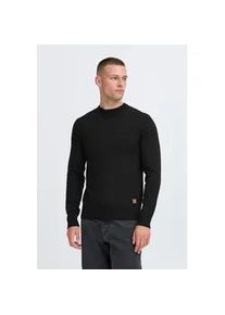 Strickpullover Blend "BHFinn", Herren, Gr. 3XL, schwarz, Feinstrick, 70% Baumwolle (Recycled), 30% Polyester (Recycled), unifarben, normal normal, Rundhals, Pullover Strickpullover, Stilvoller Strickpullover