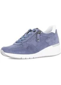 Sneaker Gabor "Sneaker low", Damen, Gr. 40,5, blau, Schuhe Sneaker