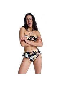 Bikini-Hose Roxy "Nostalgic Feel", Damen, Gr. M, US-Gr&ouml;&szlig;en, anthrazit nostalgic feels ful, Obermaterial: 85% Microfaser, 15% Elasthan;, Badehosen Bikini-Hose