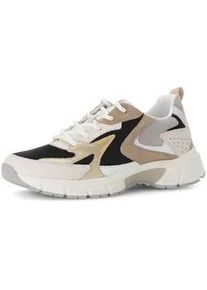 Sneaker Gabor "Sneaker low", Damen, Gr. 42, beige, Schuhe Sneaker