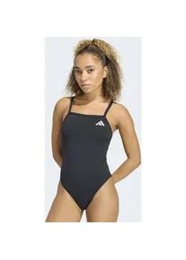 Badeanzug Adidas PERFORMANCE "ESS THSTRP SUIT", Damen, Gr. 46, N-Gr, schwarz, Obermaterial: 100% Polyester, Badeanz&uuml;ge Badeanzug