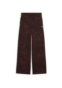 Sporthose Puma "Street Glam Slouchy Hose Damen", Damen, Gr. XS, Normalgr&ouml;&szlig;en, chocolate braun, Obermaterial: 34% Polyester, 66% Baumwolle; Taschenfutter: 100% Baumwolle, relaxed fit, Hosen Sporthose